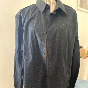 Men button down long sleeve shirt
